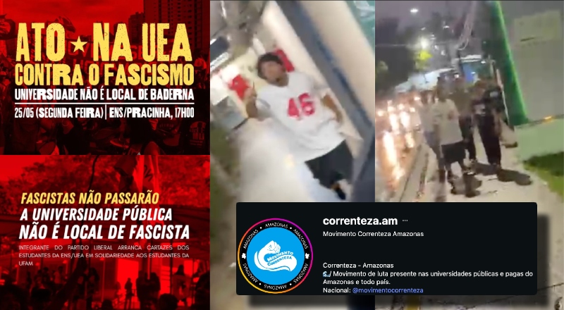 Intolerância disfarçada de resistência: grupo de extrema esquerda organiza protesto na UEA para legitimar atent4dos contra estudantes que não pensam como eles