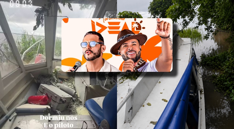 Banda Forró Ideal sofre acidente de lancha voltando de show no interior do Amazonas; veja vídeo