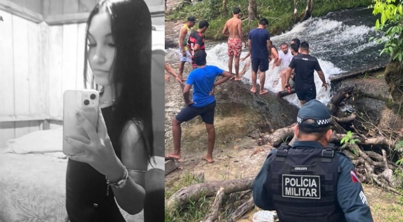 ‘O pior aconteceu’: jovem escorrega em pedra e é engolida pelas águas durante banho de cachoeira; veja vídeo