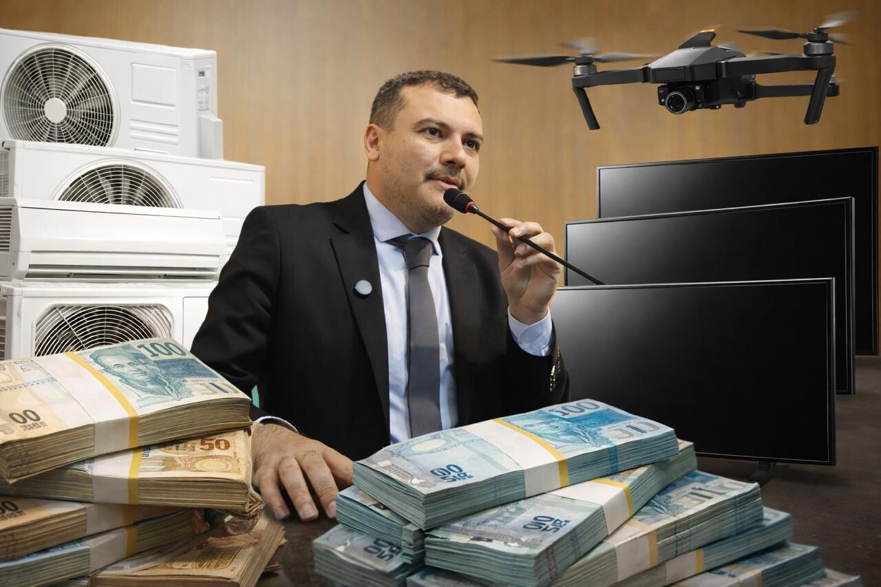Conheça a empresa que faturou mais de R$ 4 milhões do prefeito Otávio Farias com TVs, ar-condicionados e até drone em Novo Airão; veja documentos