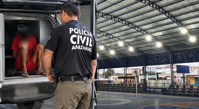 Homem é preso após praticar atos obscenos em frente a alunos durante aula de educação física em Novo Aripuanã; veja vídeo