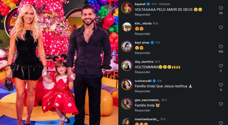 Será que voltam? Em cliques do ex-casal nas redes sociais, fãs pedem reconciliação de Virginia Fonseca e Zé Felipe