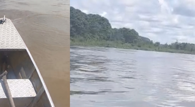 Urgente: ribeirinhos encontram corpo boiando com marca de tiro e bandeira da Colômbia no Baixo Solimões; veja vídeo