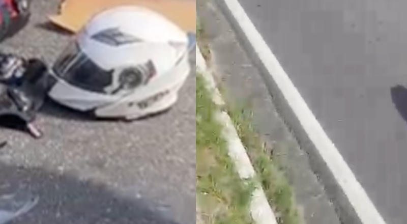 Motociclista é atropelado e motorista foge sem prestar socorro em Manaus; veja vídeo