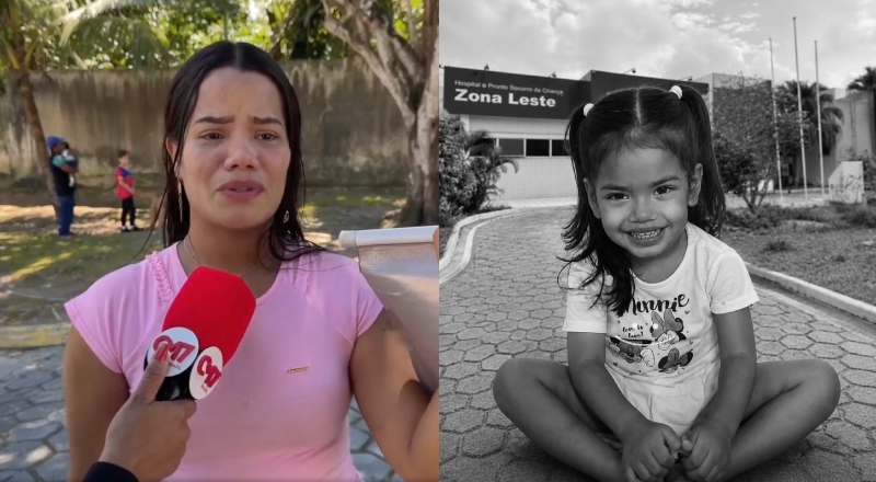 Caso Victória: mãe denuncia morte da filha de 3 anos por superdosagem de insulina e fenitoína no HPS Joãozinho, em Manaus; veja vídeo