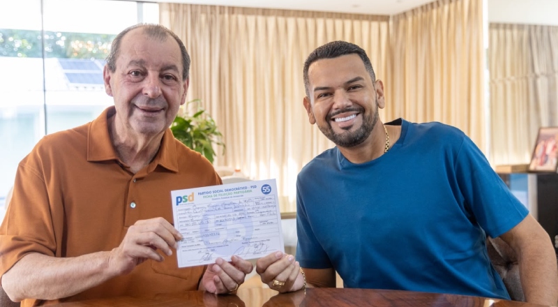 Prefeito de Beruri, Emerson Melo se filia ao partido de Omar e fortalece PSD no Amazonas