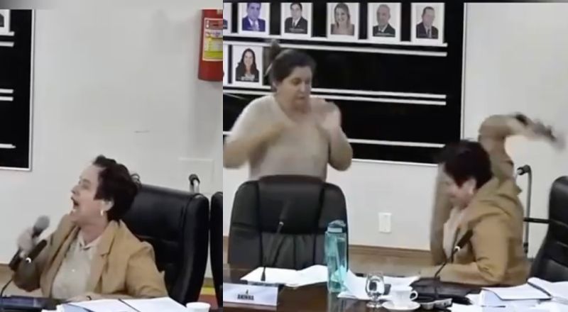 Vereadora Dorinha Melgaço surta e arremessa microfone durante sessão; veja vídeo