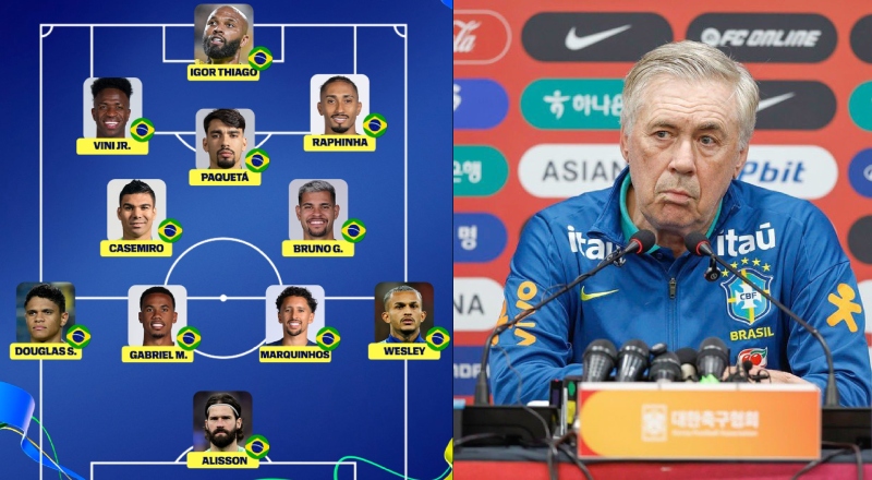 Veja provável escalação da Seleção Brasileira para amistoso contra o Egito