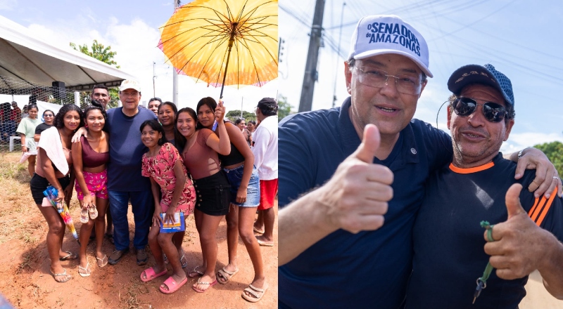 Eduardo Braga lidera intenções de voto para o Senado na capital e no interior do Amazonas