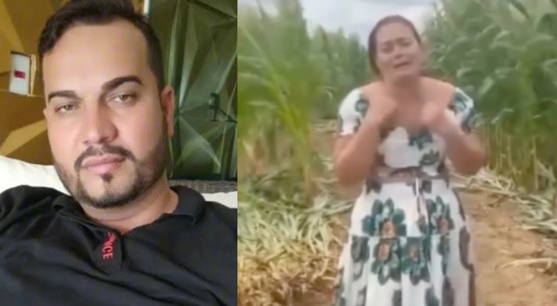 “Eu quero justiça, eu vi eles matando meu marido”: viúva de Cigano retorna ao local do crime e revela detalhes de emboscada; veja vídeo