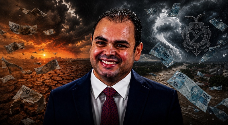 Emergência climática pra gastar à vontade: a manobra multimilionária que abre os cofres do Amazonas em pleno ano eleitoral