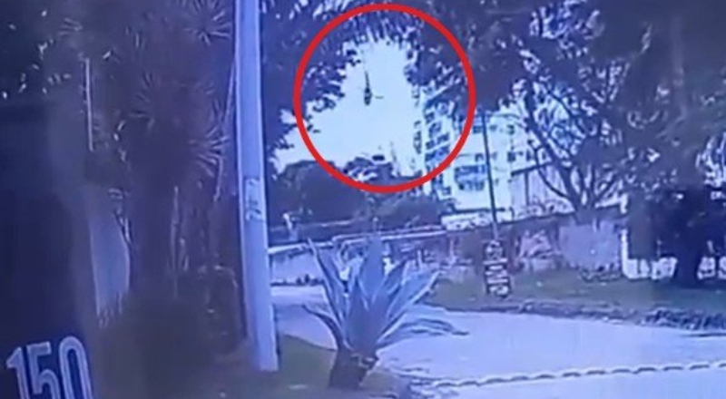 Novas imagens mostram momento em que helicóptero despenca; veja vídeo