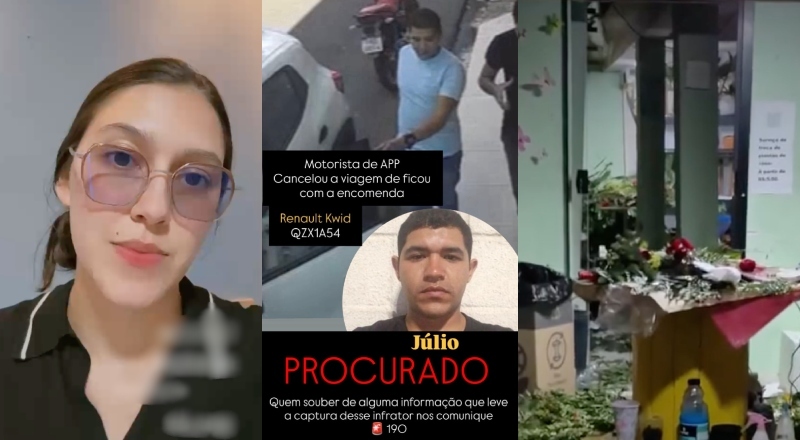Florista denuncia motorista de app que sumiu com as flores dos clientes no Dia dos Namorados em Manaus; veja vídeo