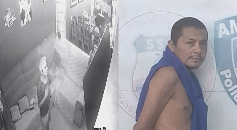 Maníaco invade casa, tenta abusar de mulher e é solto horas após prisão em Manaus; veja vídeo