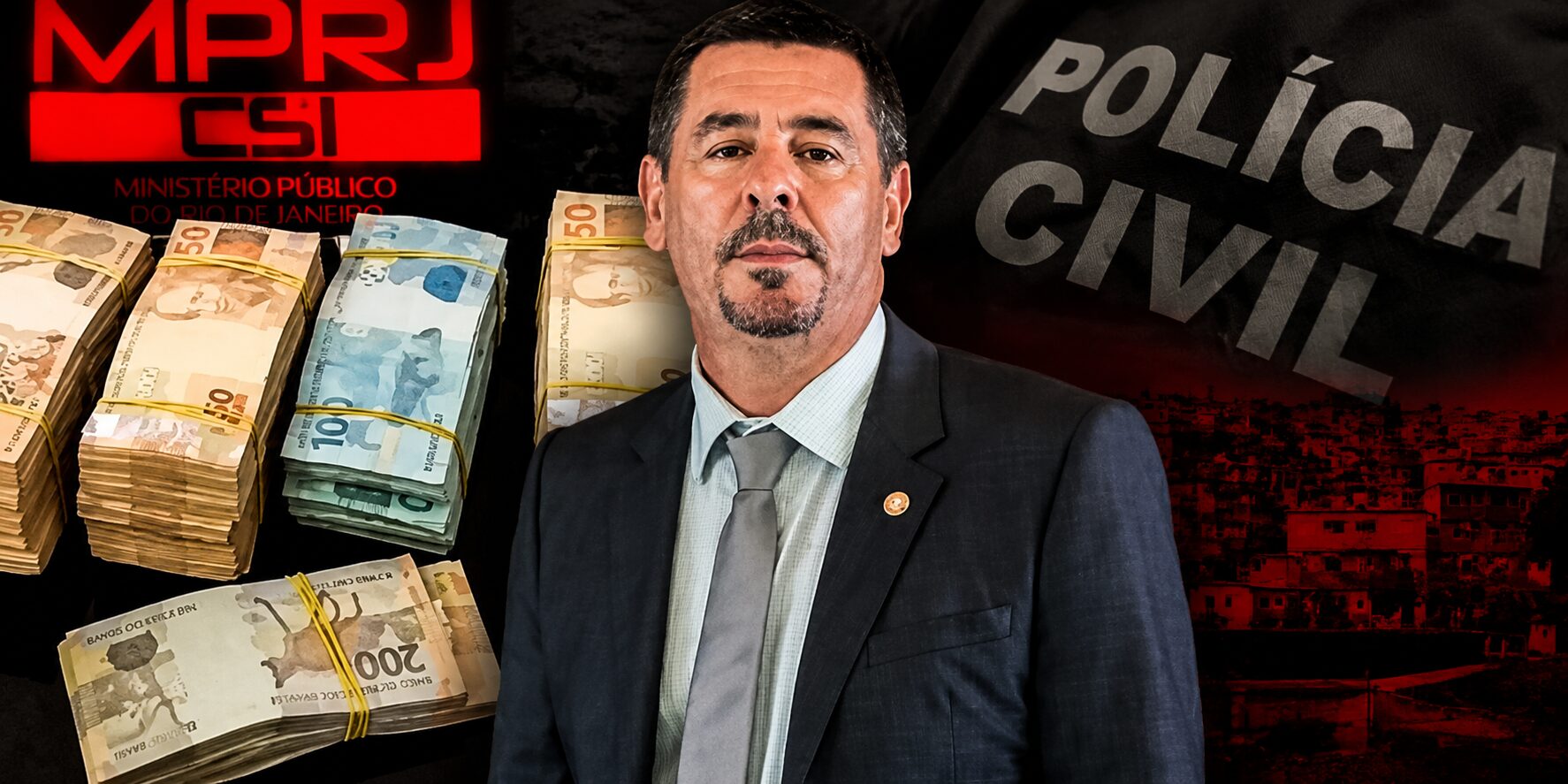 Operação do MP do Rio encontra R$ 300 mil em dinheiro vivo na casa de deputado investigado por suposta ligação com facção
