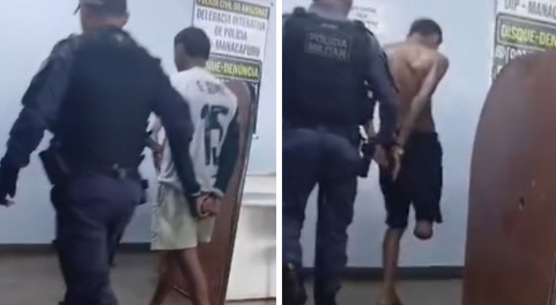 PM prende dupla suspeita de roubos na AM-352; um deles tem apenas uma perna