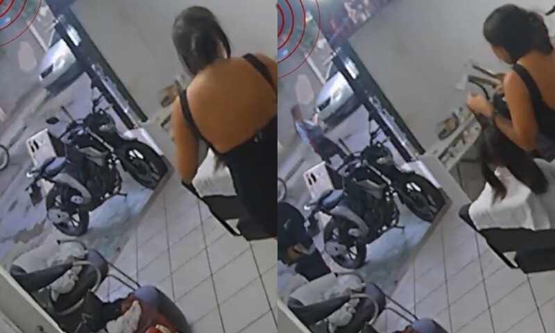 Revoltante: mulher é assassinada enquanto trabalhava em salão de beleza; veja vídeo
