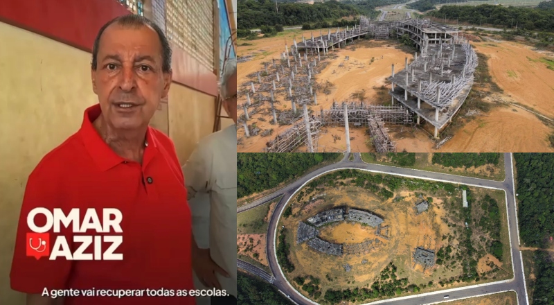 Omar Aziz é cobrado pela população após dizer que vai resgatar escolas do interior: “Cadê o dinheiro da Cidade Universitária?”; veja vídeo