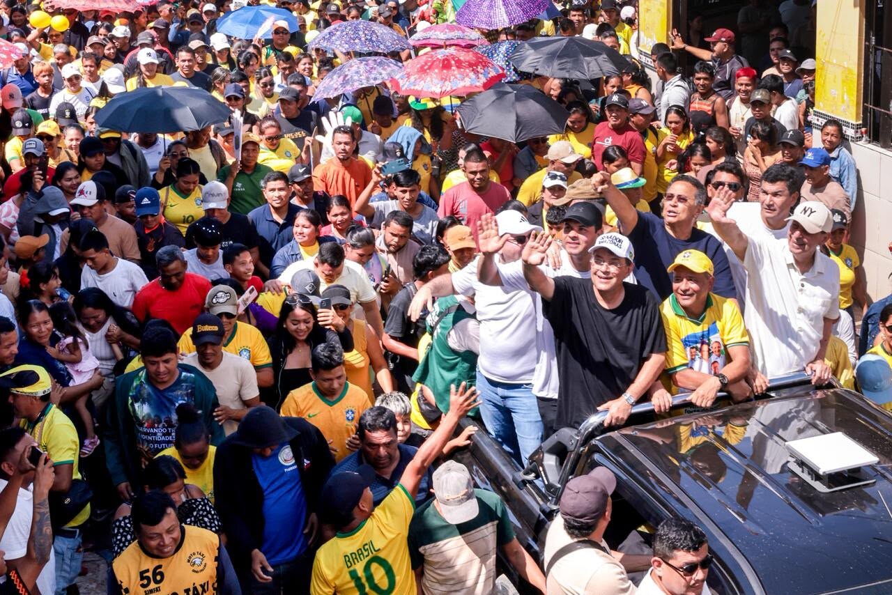 Alto Solimões recebe Eduardo Braga com grande apoio da população e agenda de entregas em seis municípios