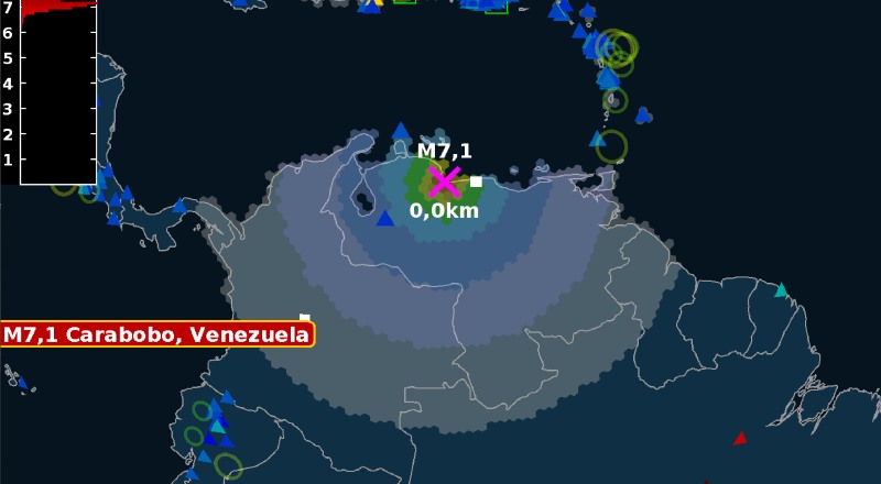 Terremoto de magnitude 7,1 atinge Caracas, na Venezuela, e tremor é sentido em Manaus