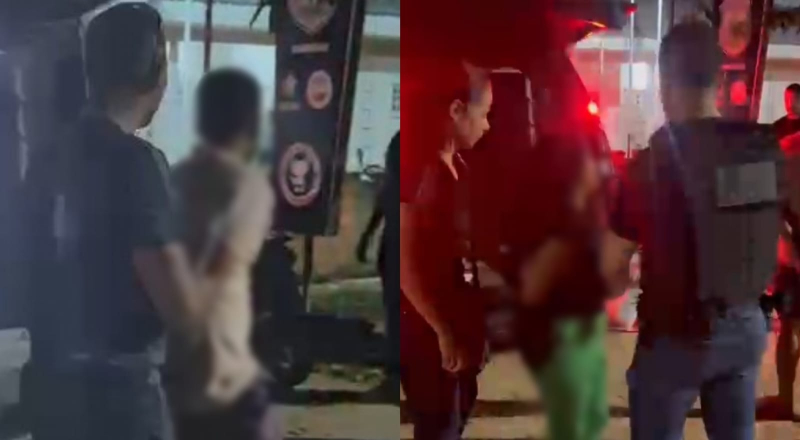 Casal é preso após arremessar drogas durante abordagem policial em Eirunepé