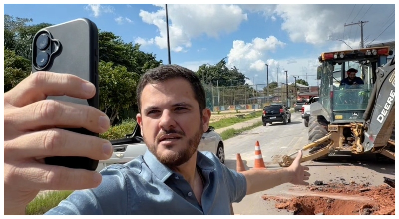 Prefeito Renato Junior sobe o tom contra Águas de Manaus, cobra respeito com a cidade e avisa: “Acabou a paciência!”