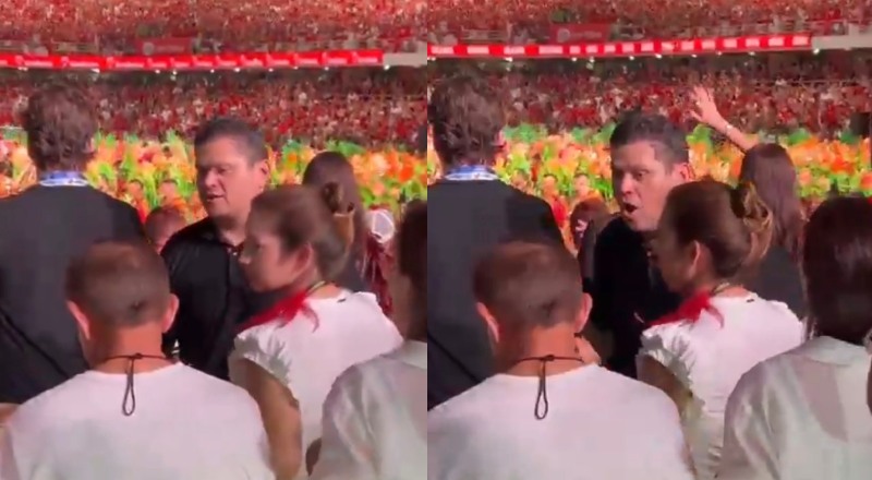Presidente do Senado, Davi Alcolumbre divide torcida em Parintins e é gravado dançando sucesso do Garantido; veja vídeo