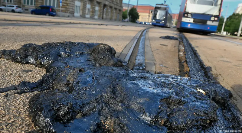 Calor extremo derrete asfalto, paralisa bondes e agrava crise climática na Europa