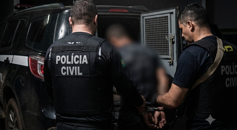 Homem é preso após atacar vítima com faca no interior do Amazonas