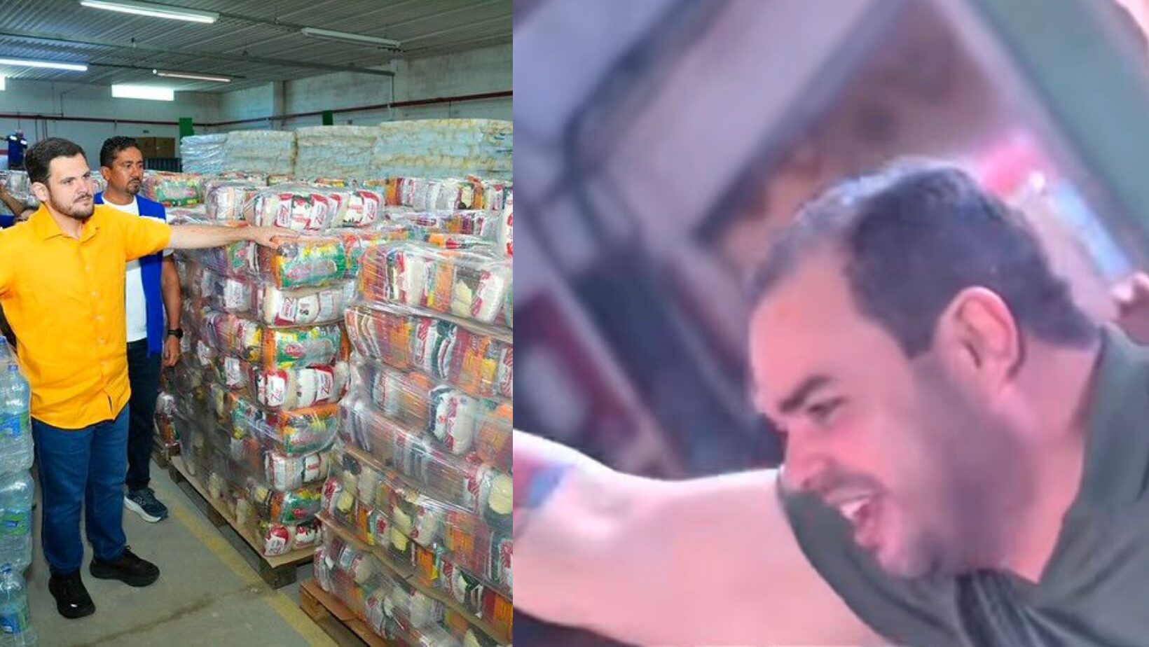 Enquanto Renato Junior bota a mão na massa ao enviar ajuda aos sobreviventes na Venezuela, Roberto Cidade prefere se jogar no Boi-Bumbá