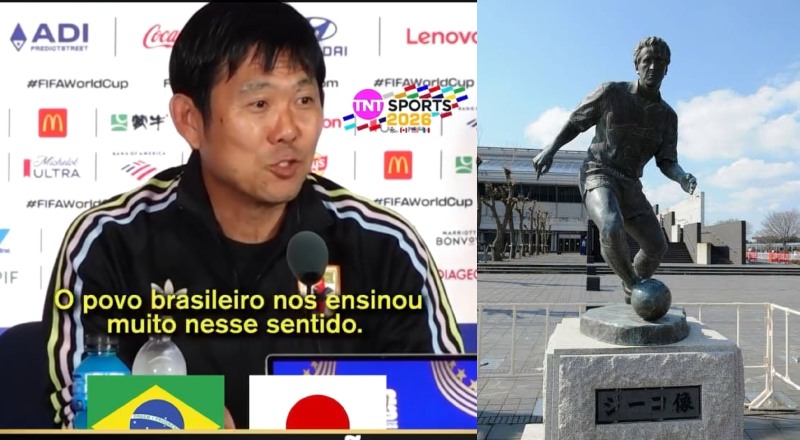 Mesmo após derrota, técnico do Japão reverencia influência do futebol brasileiro: ‘Nos ensinou muito’; veja vídeo