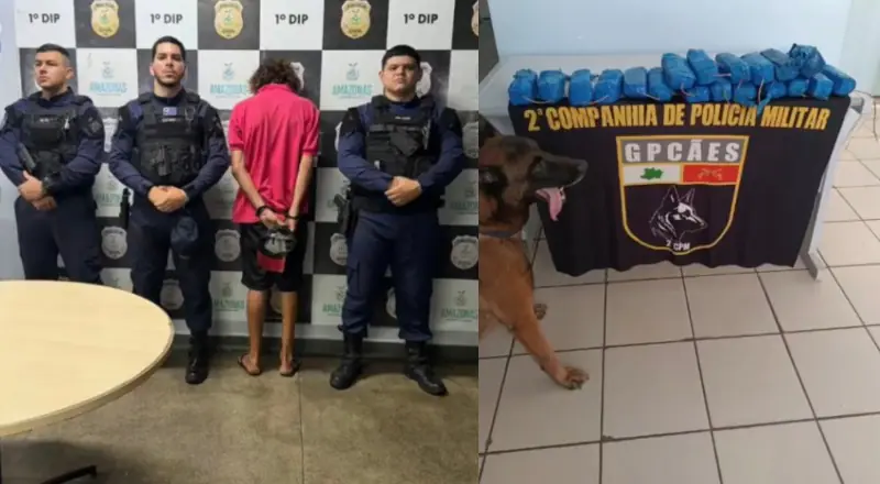 Prejuízo ao tráfico: polícia apreende mais de meio milhão em cocaína escondida em barco; veja vídeo