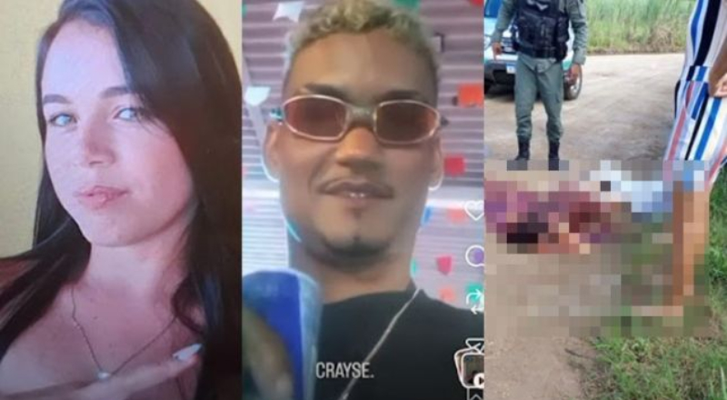 Cenas fortes: Mulher é assassinada a facadas pelo ex ao tentar denunciar ameaças; suspeito ingeriu veneno após o crime; veja vídeo