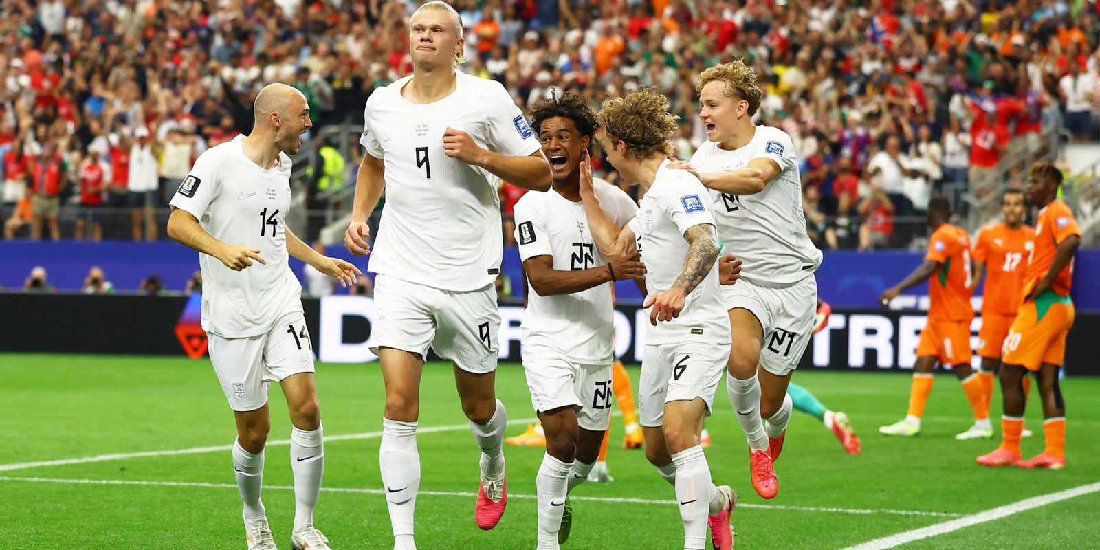 Com gol de Haaland, Noruega vence Costa do Marfim e vai enfrentar Brasil nas oitavas