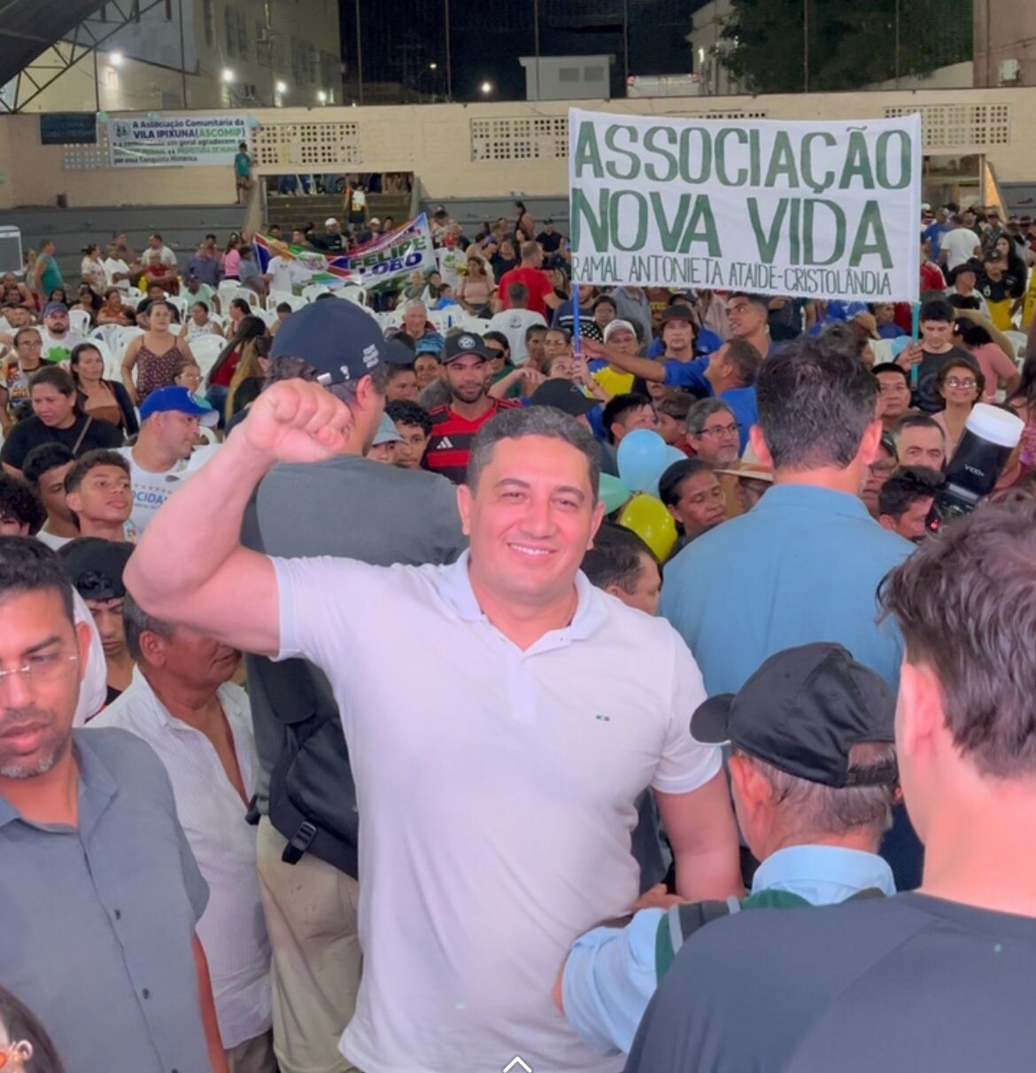 “Quero Simão Peixoto como deputado estadual na Assembleia Legislativa”, diz Eduardo Braga durante evento no sul do Amazonas; veja vídeo
