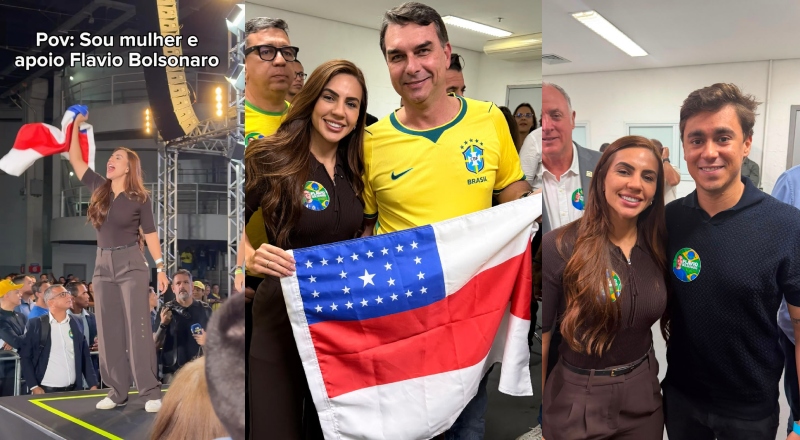Débora Menezes representa as mulheres do AM no 3º Seminário de Comunicação do PL em encontro com Flávio Bolsonaro e Nikolas Ferreira