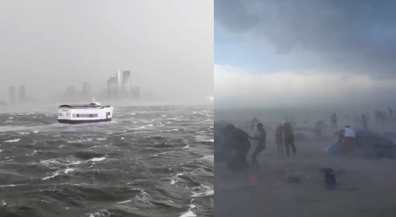 Tempestade causa caos em Nova York às vésperas do jogo do Brasil; veja vídeo