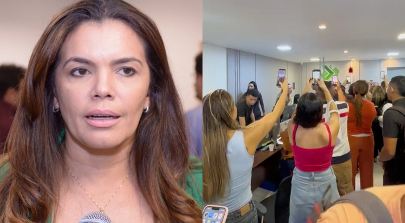 Acabou a mamata: supostos cabos eleitorais da deputada Alessandra Campêlo fazem escândalo após serem exonerados do Governo do AM