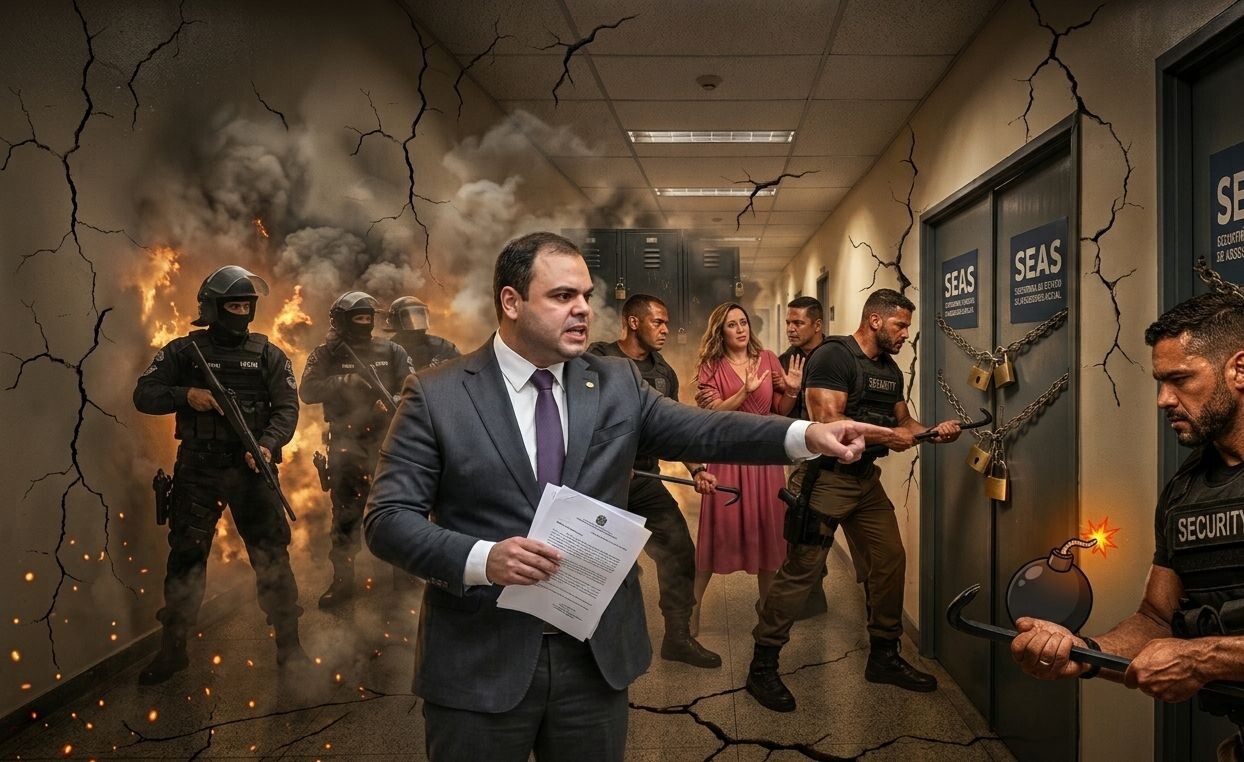 Clima de guerra na Seas: nova secretária teria sido impedida de entrar e encontrado gabinetes trancados