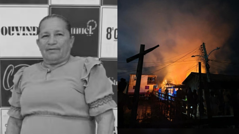 Idosa morre carbonizada em incêndio devastador que destruiu casas em Careiro da Várzea; veja vídeo