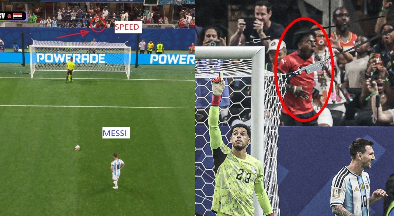 Mesmo com Speed distraíndo e fazendo Messi perder pênalti, Argentina vence Egito por 3 a 2; veja vídeo