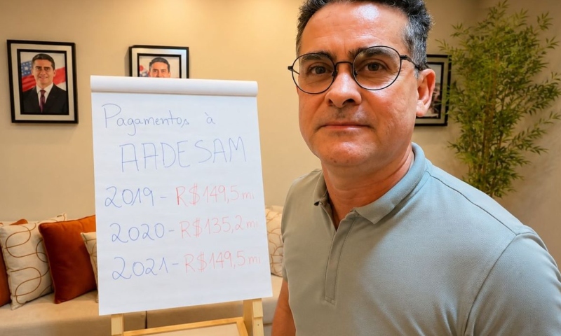 David cita caso das “folhas secretas” do Rio e cobra lista de contratados da AADESAM após repasses de R$ 1,7 bilhão