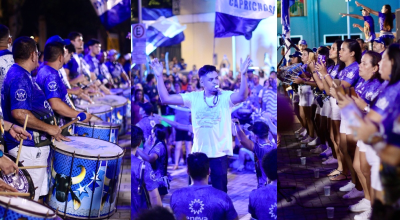 Bois no Mirante: com presença da Marujada de Guerra, Caprichoso faz a festa da Nação Azul nesta sexta-feira (29/5); veja vídeo