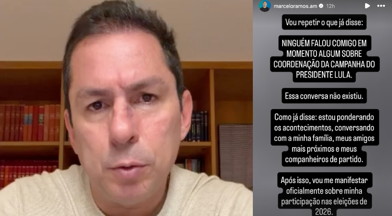 Marcelo Ramos mantém mistério sobre seu futuro nas eleições 2026: ‘Senado, deputado federal ou fora das eleições?’