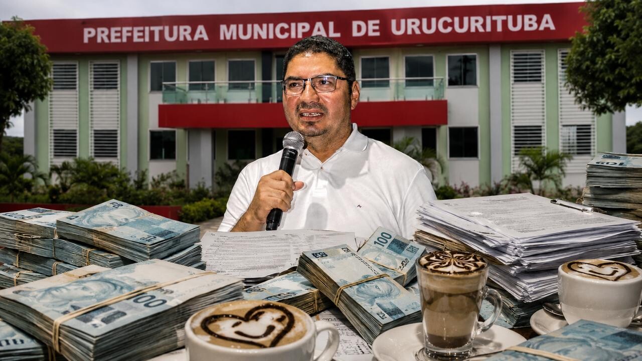 Bomba: Prefeitura fecha contrato de R$ 1,1 milhão para cafezinho em Urucurituba; veja documentos