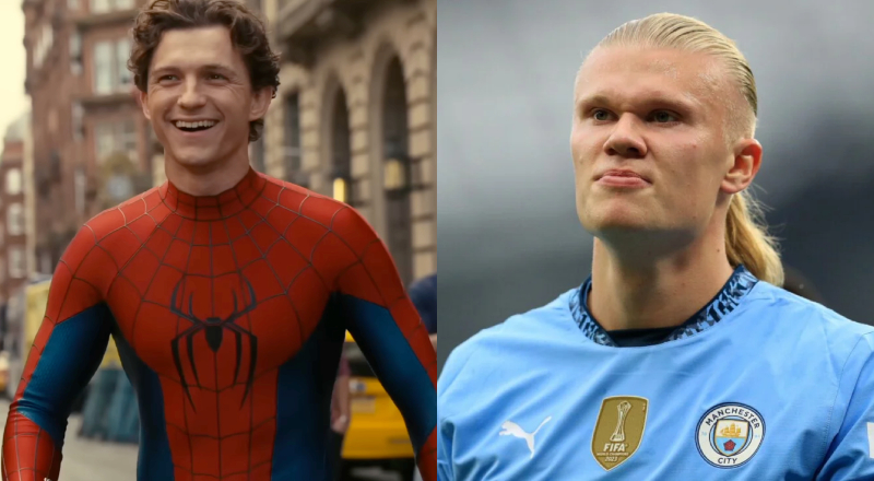 “Não sabia quem era”: Haaland explica por que ignorou Tom Holland em convite para jantar, veja