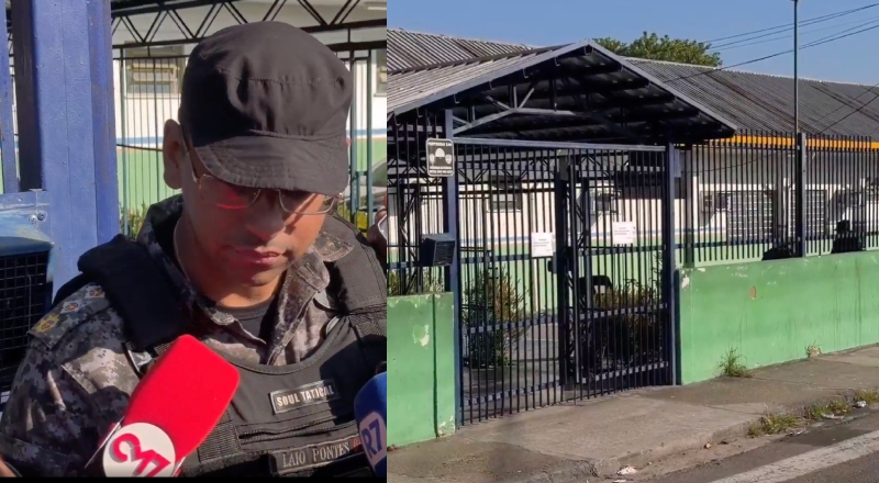 Urgente: bombas são jogadas dentro de escola no bairro São José, em Manaus; veja vídeo