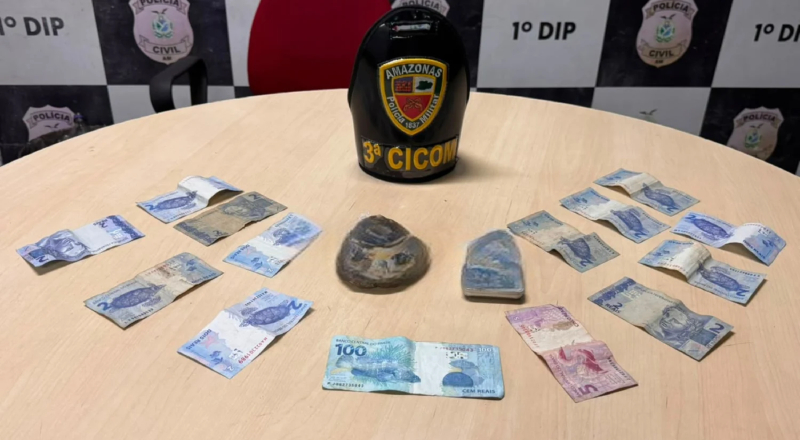 Sujeito perigoso : homem com passagem por tráfico é preso com drogas, balança de precisão e dinheiro no bairro Japiim