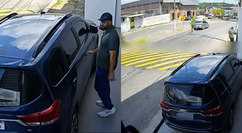 O dono chegou na hora: ladrão é flagrado furtando pertences de carro e foge ao ser surpreendido pelo proprietário em Manaus; veja vídeo