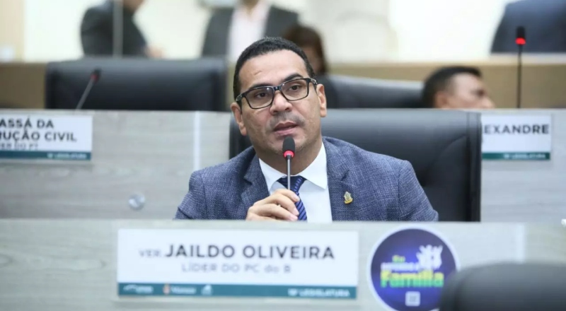 Justiça do Amazonas suspende afastamento e vereador Jaildo Oliveira permanece no cargo; veja